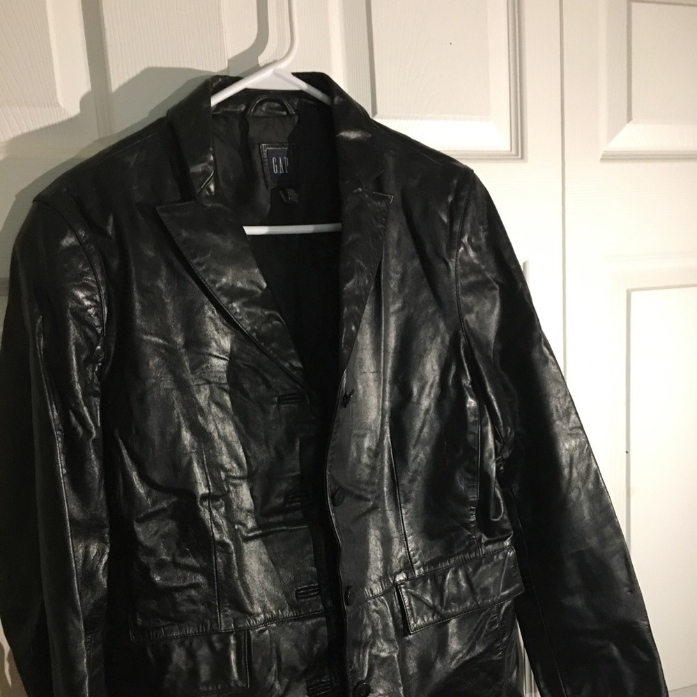 Gap Leather Vintage Blazer size Medium